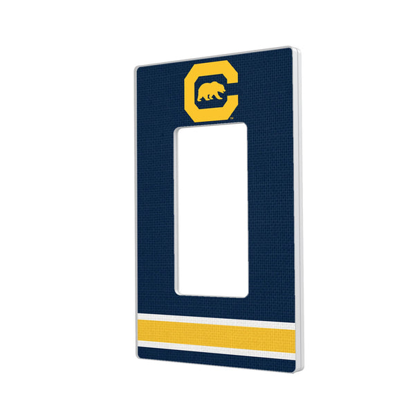 University of California Berkeley Golden Bears Stripe Hidden-Screw Light Switch Plate