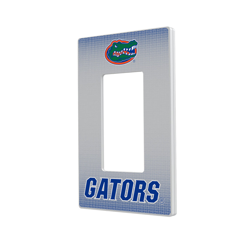 Florida Gators Linen Hidden-Screw Light Switch Plate