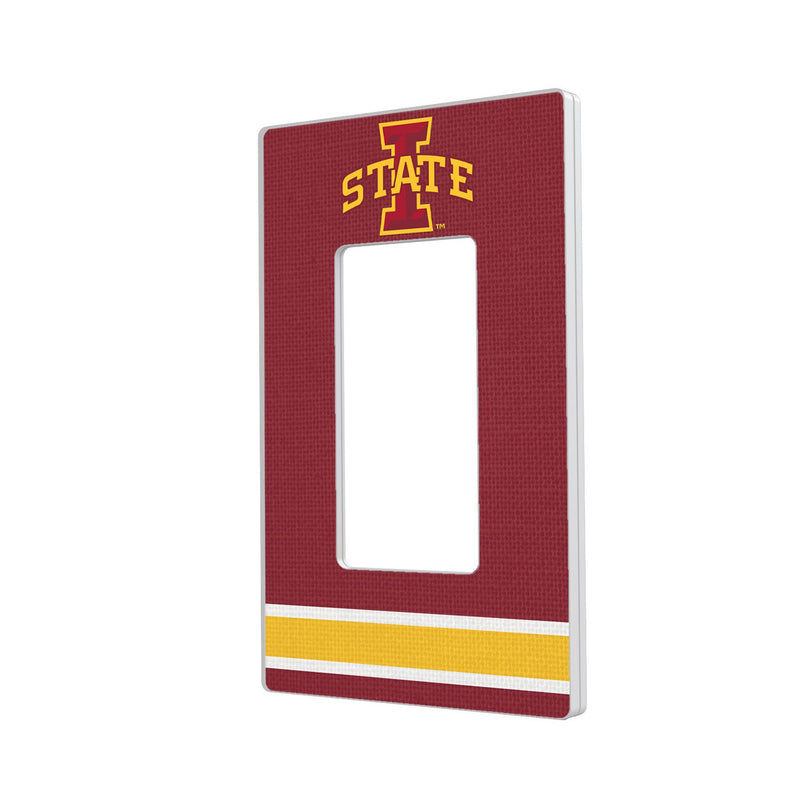 Iowa State University Cyclones Stripe Hidden-Screw Light Switch Plate