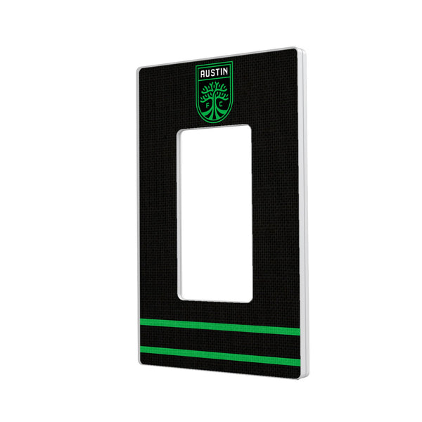 Austin FC  Stripe Hidden-Screw Light Switch Plate