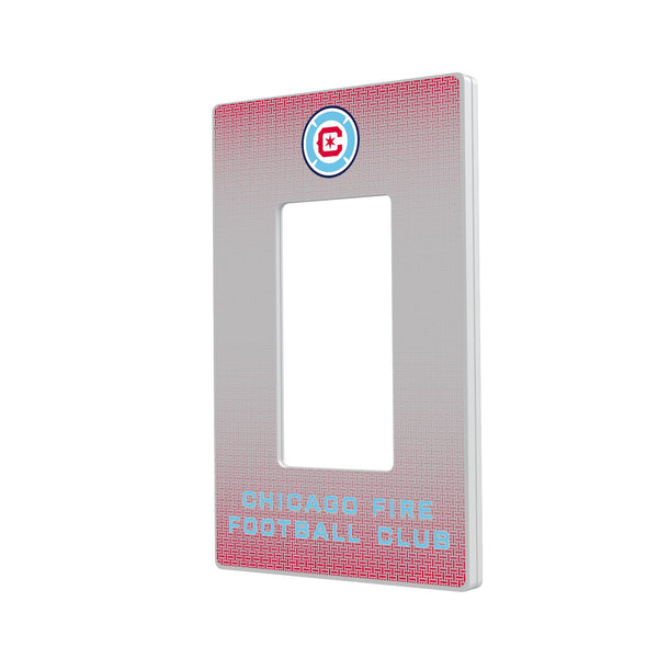 Chicago Fire  Linen Hidden-Screw Light Switch Plate