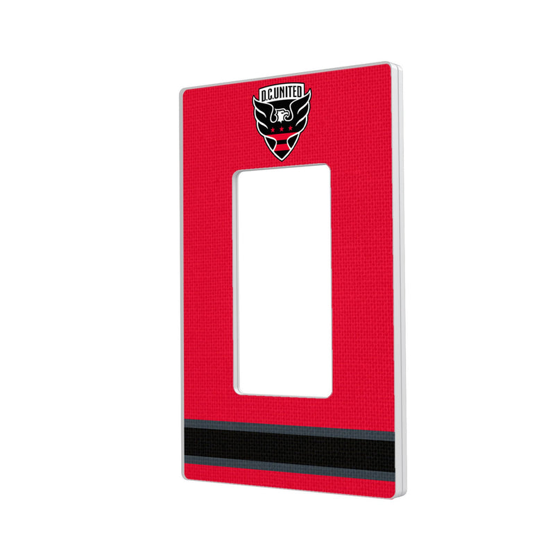 DC United  Stripe Hidden-Screw Light Switch Plate