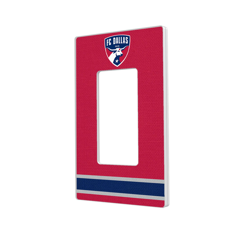 FC Dallas  Stripe Hidden-Screw Light Switch Plate