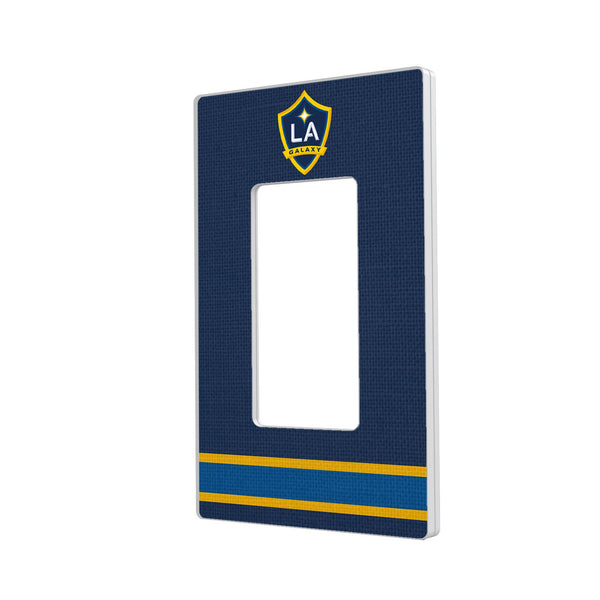 LA Galaxy  Stripe Hidden-Screw Light Switch Plate