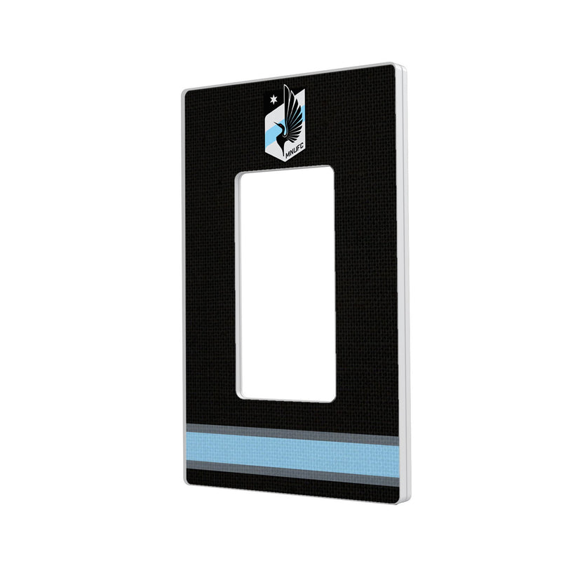 Minnesota United FC   Stripe Hidden-Screw Light Switch Plate