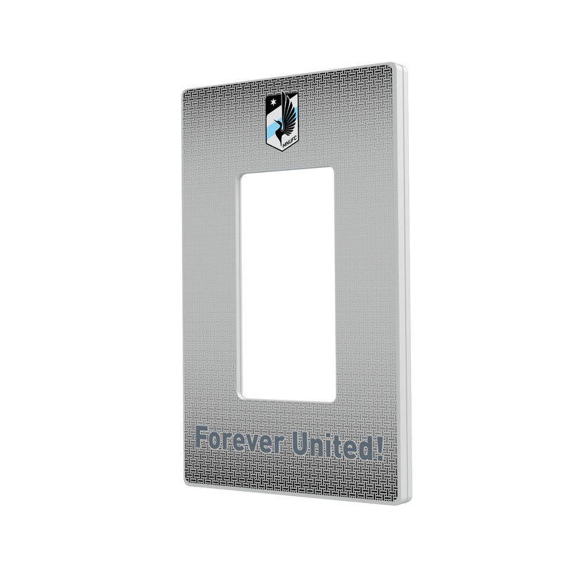 Minnesota United FC   Linen Hidden-Screw Light Switch Plate