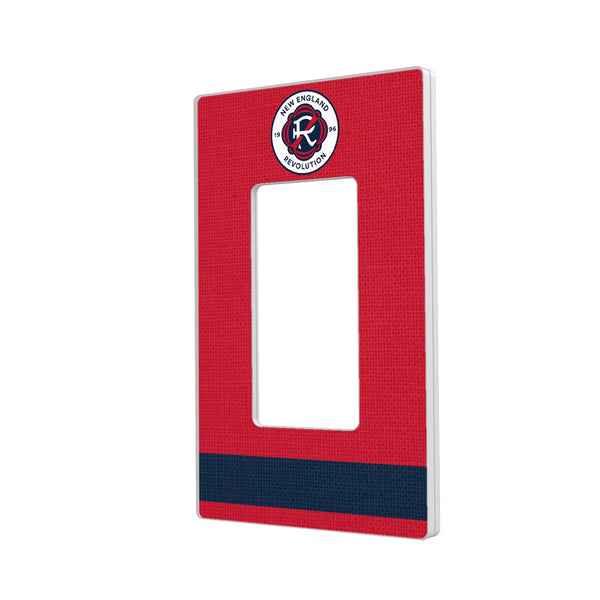 New England Revolution  Stripe Hidden-Screw Light Switch Plate