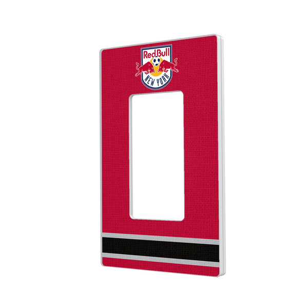 New York Red Bulls  Stripe Hidden-Screw Light Switch Plate