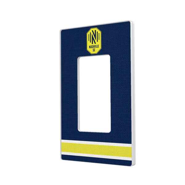 Nashville SC  Stripe Hidden-Screw Light Switch Plate