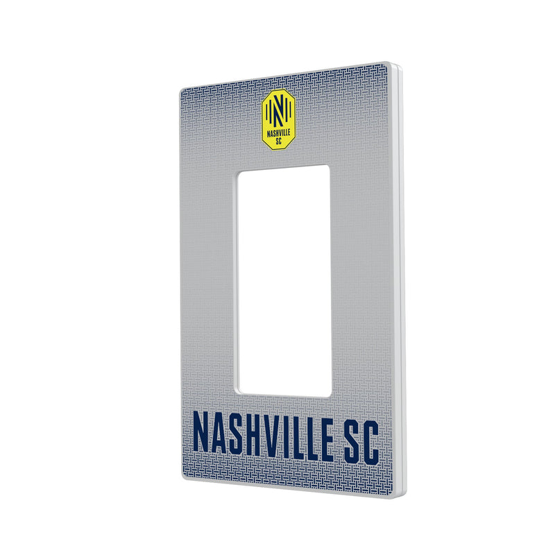 Nashville SC  Linen Hidden-Screw Light Switch Plate