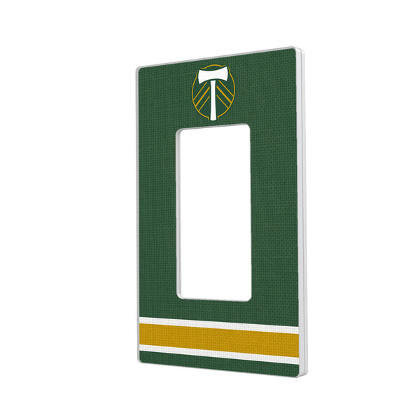 Portland Timbers   Stripe Hidden-Screw Light Switch Plate