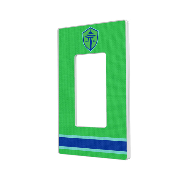 Seattle Sounders FC   Stripe Hidden-Screw Light Switch Plate