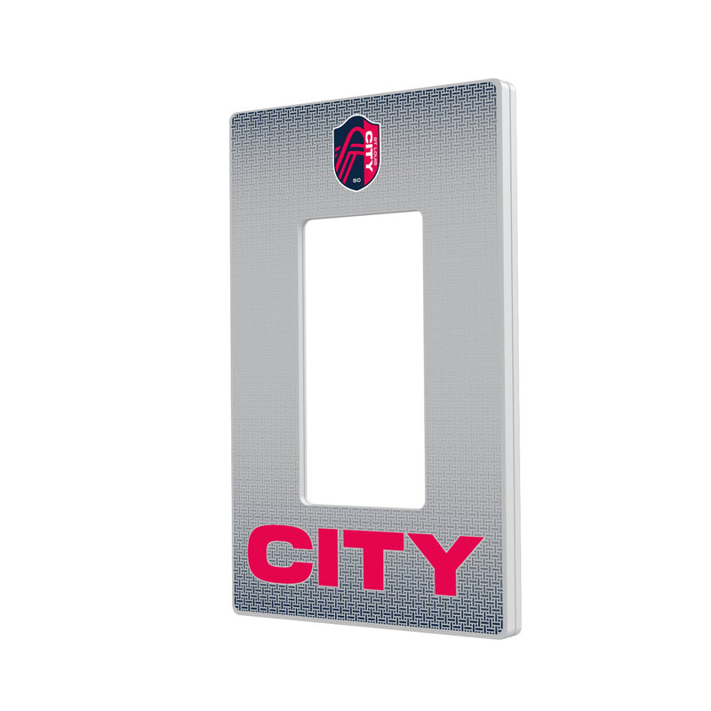 St. Louis CITY SC  Linen Hidden-Screw Light Switch Plate