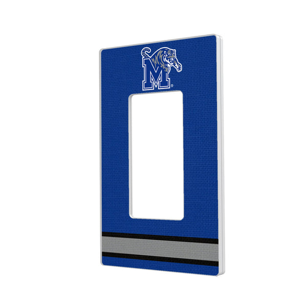 University of Memphis Tigers Stripe Hidden-Screw Light Switch Plate