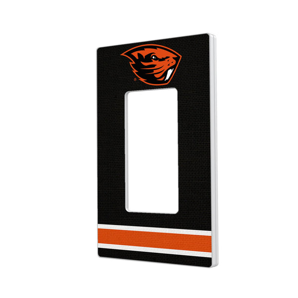 Oregon State University Beavers Stripe Hidden-Screw Light Switch Plate