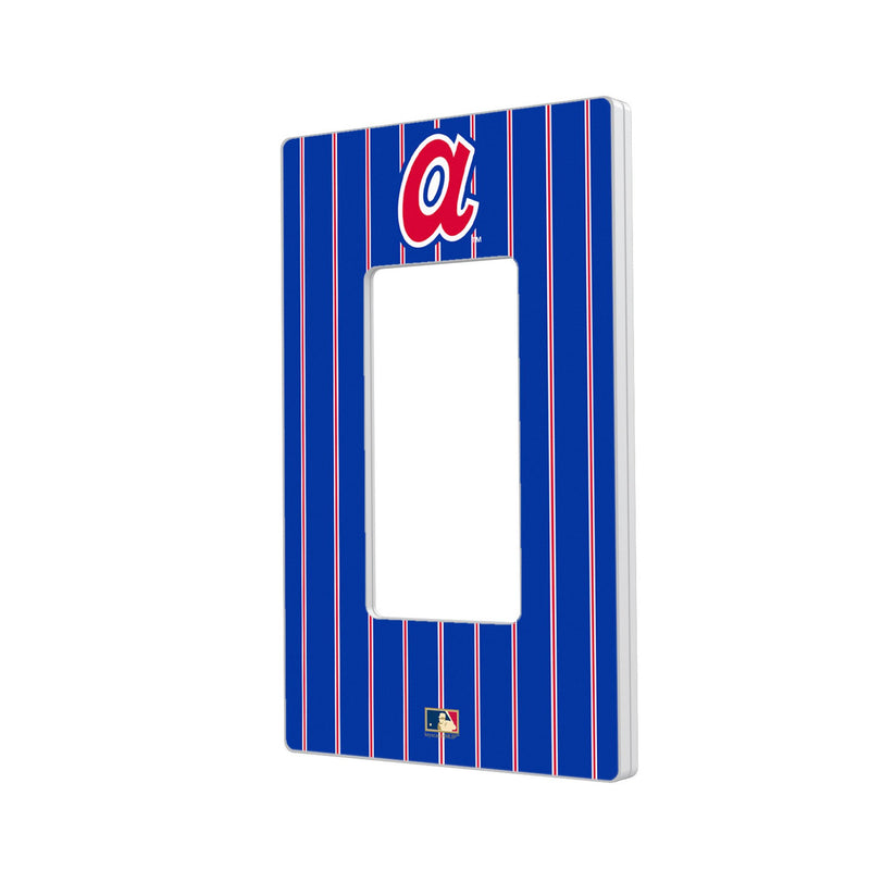 Atlanta Braves 1972-1980 - Cooperstown Collection Pinstripe Hidden-Screw Light Switch Plate