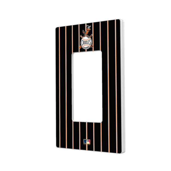 Baltimore Orioles 1954-1963 - Cooperstown Collection Pinstripe Hidden-Screw Light Switch Plate