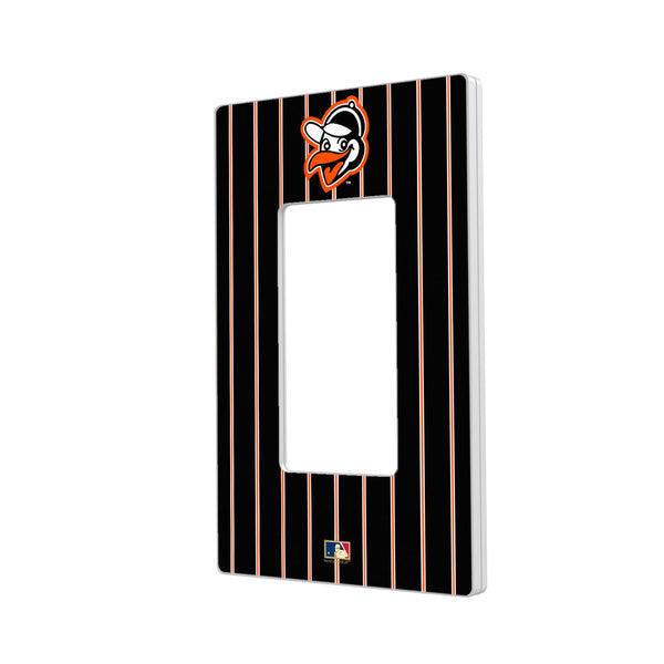 Baltimore Orioles 1955 - Cooperstown Collection Pinstripe Hidden-Screw Light Switch Plate