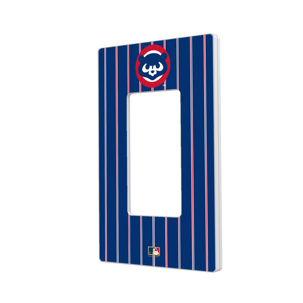 Chicago Cubs Home 1979-1993 - Cooperstown Collection Pinstripe Hidden-Screw Light Switch Plate