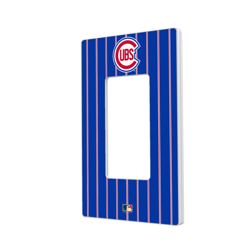 Chicago Cubs 1948-1956 - Cooperstown Collection Pinstripe Hidden-Screw Light Switch Plate