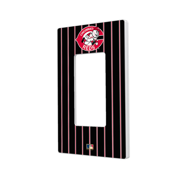 Cincinnati Reds 1974-1992 - Cooperstown Collection Pinstripe Hidden-Screw Light Switch Plate