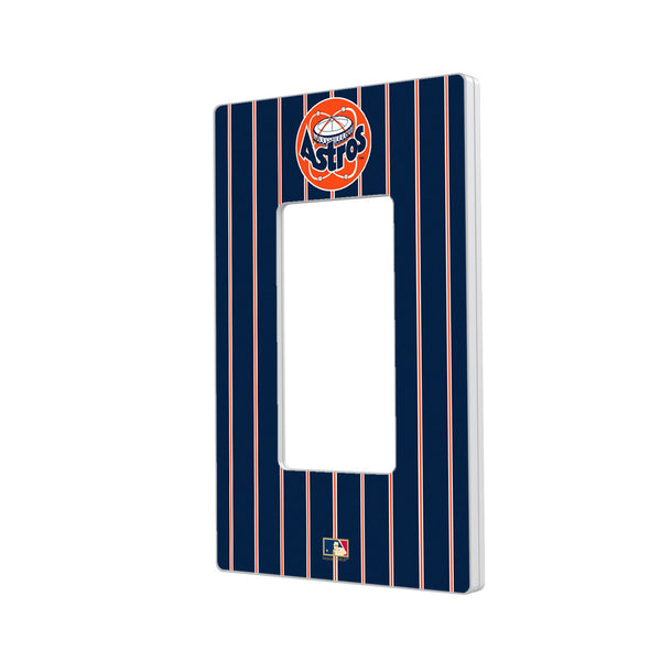 Houston Astros 1977-1993 - Cooperstown Collection Pinstripe Hidden-Screw Light Switch Plate