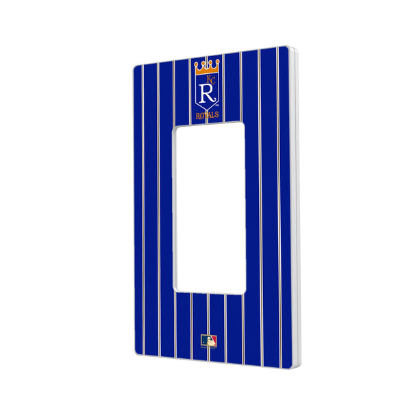 Kansas City Royals 1969-1978 - Cooperstown Collection Pinstripe Hidden-Screw Light Switch Plate