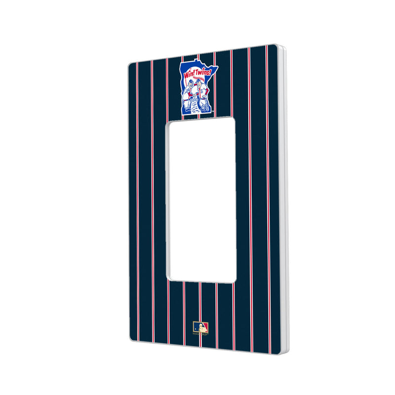 Minnesota Twins 1976-1986 - Cooperstown Collection Pinstripe Hidden-Screw Light Switch Plate