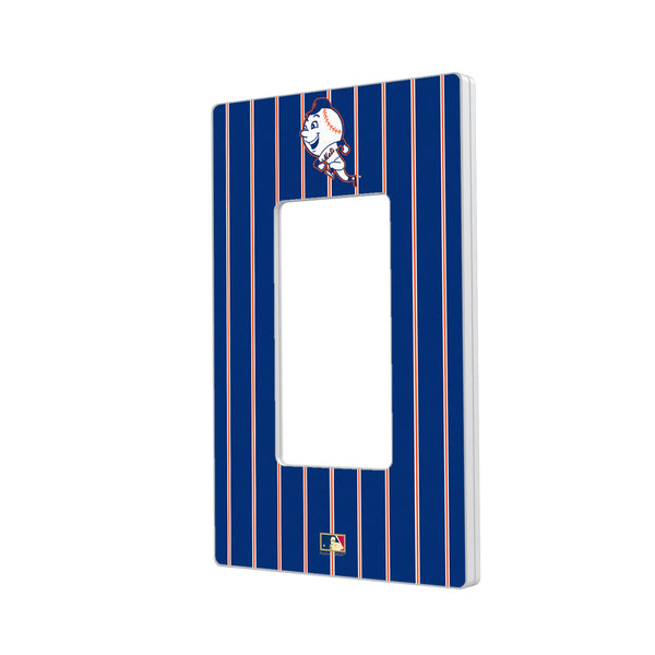 New York Mets 2014 - Cooperstown Collection Pinstripe Hidden-Screw Light Switch Plate