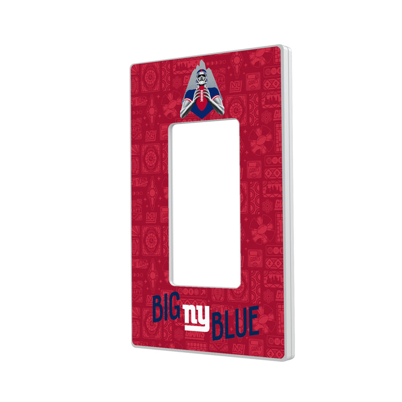 New York Giants 2024 Illustrated Limited Edition Hidden-Screw Light Switch Plate