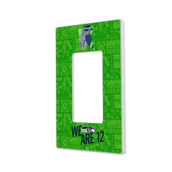 Seattle Seahawks 2024 Illustrated Limited Edition Hidden-Screw Light Switch Plate