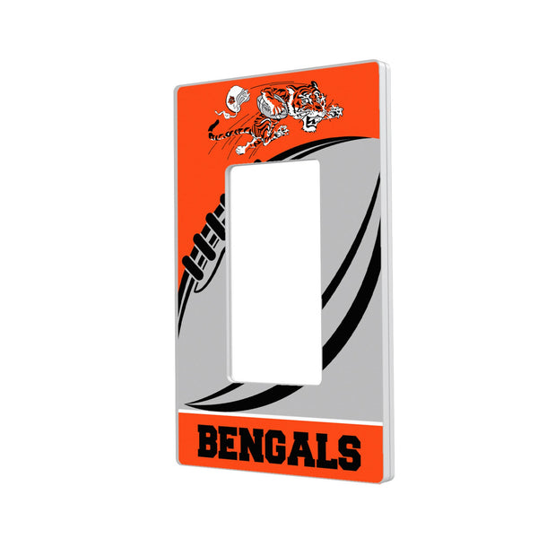 Cincinnati Bengals Historic Collection Passtime Hidden-Screw Light Switch Plate