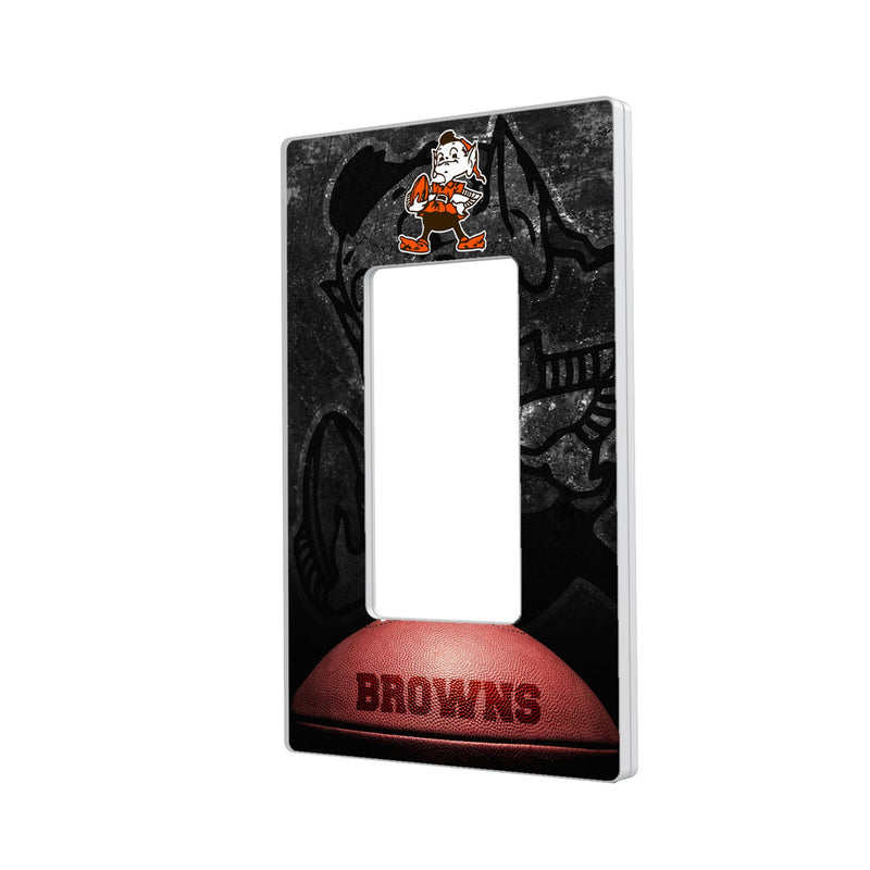 Cleveland Browns Historic Collection Legendary Hidden-Screw Light Switch Plate