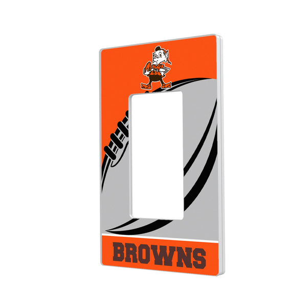 Cleveland Browns Historic Collection Passtime Hidden-Screw Light Switch Plate