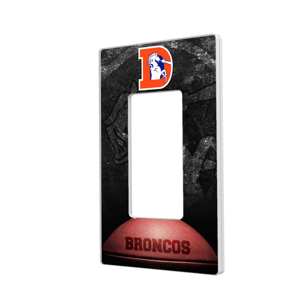 Denver Broncos 1993-1996 Historic Collection Legendary Hidden-Screw Light Switch Plate