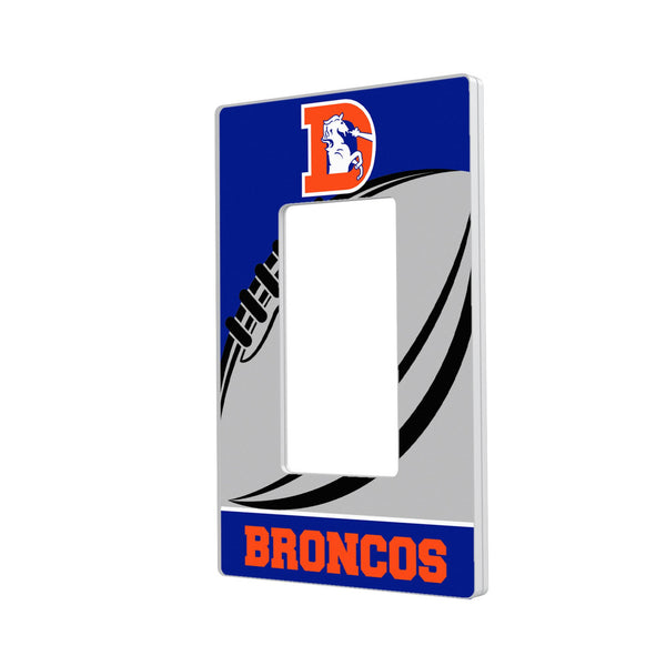 Denver Broncos 1993-1996 Historic Collection Passtime Hidden-Screw Light Switch Plate