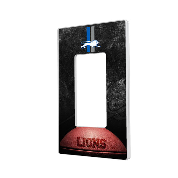 Detroit Lions Retro Legendary Hidden-Screw Light Switch Plate