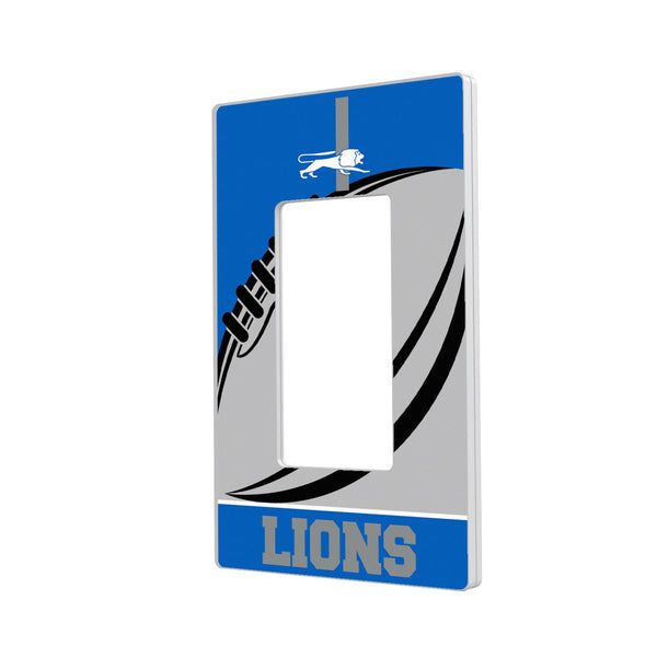 Detroit Lions Retro Passtime Hidden-Screw Light Switch Plate