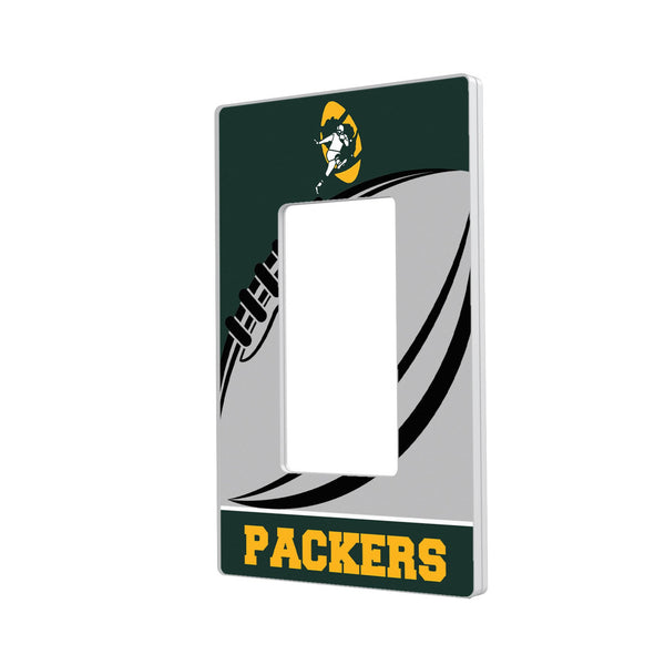 Green Bay Packers Historic Collection Passtime Hidden-Screw Light Switch Plate