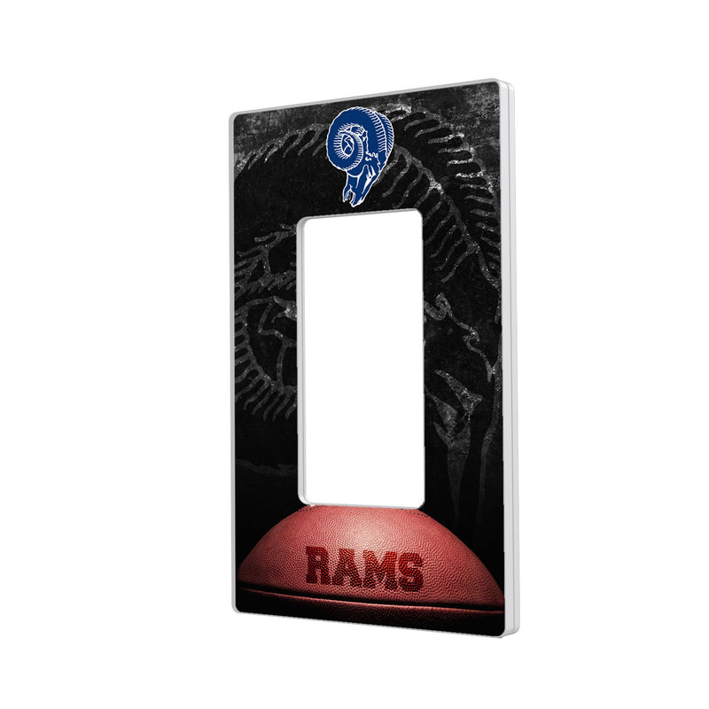 Los Angeles Rams Historic Collection Legendary Hidden-Screw Light Switch Plate