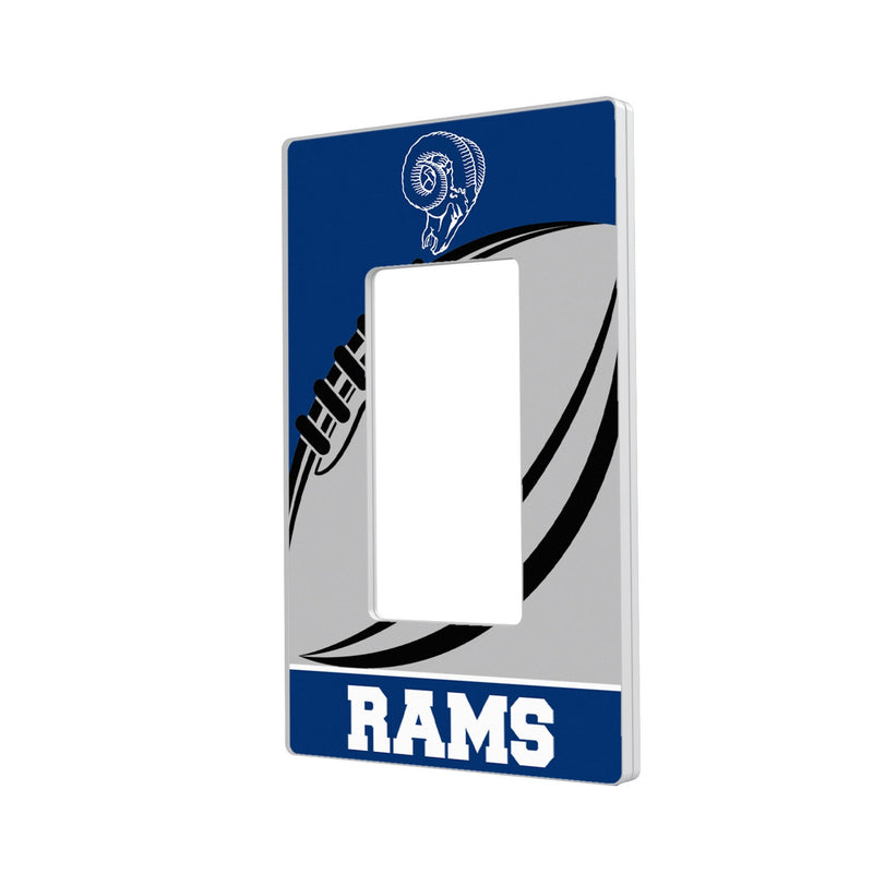 Los Angeles Rams Historic Collection Passtime Hidden-Screw Light Switch Plate