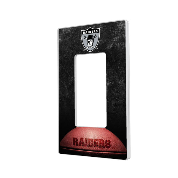 Oakland Raiders 1963 Historic Collection Legendary Hidden-Screw Light Switch Plate