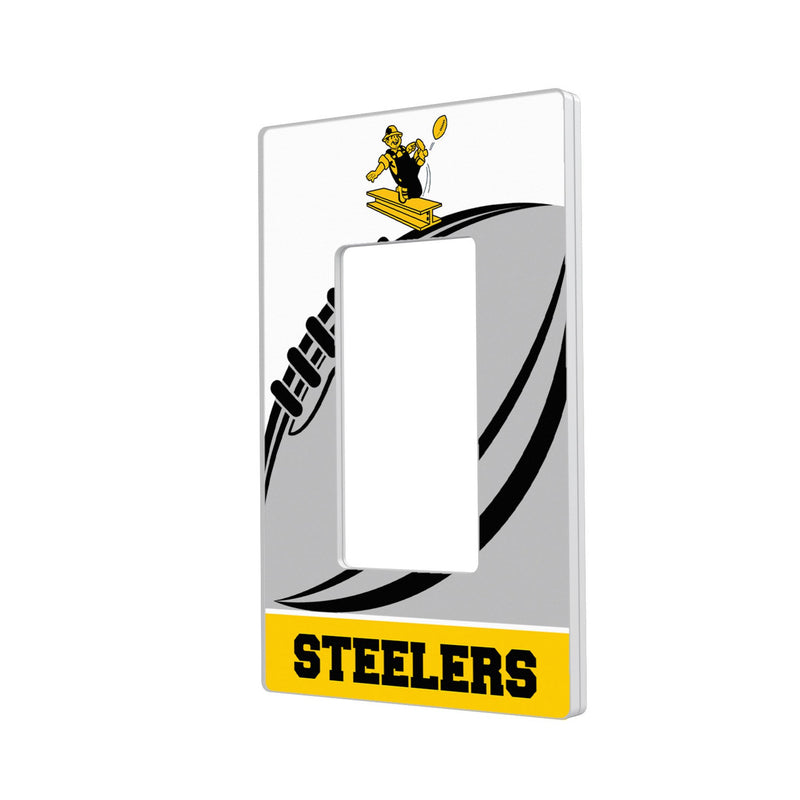 Pittsburgh Steelers 1961 Historic Collection Passtime Hidden-Screw Light Switch Plate