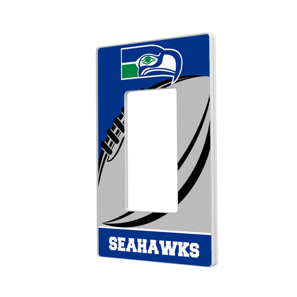 Seattle Seahawks Historic Collection Passtime Hidden-Screw Light Switch Plate