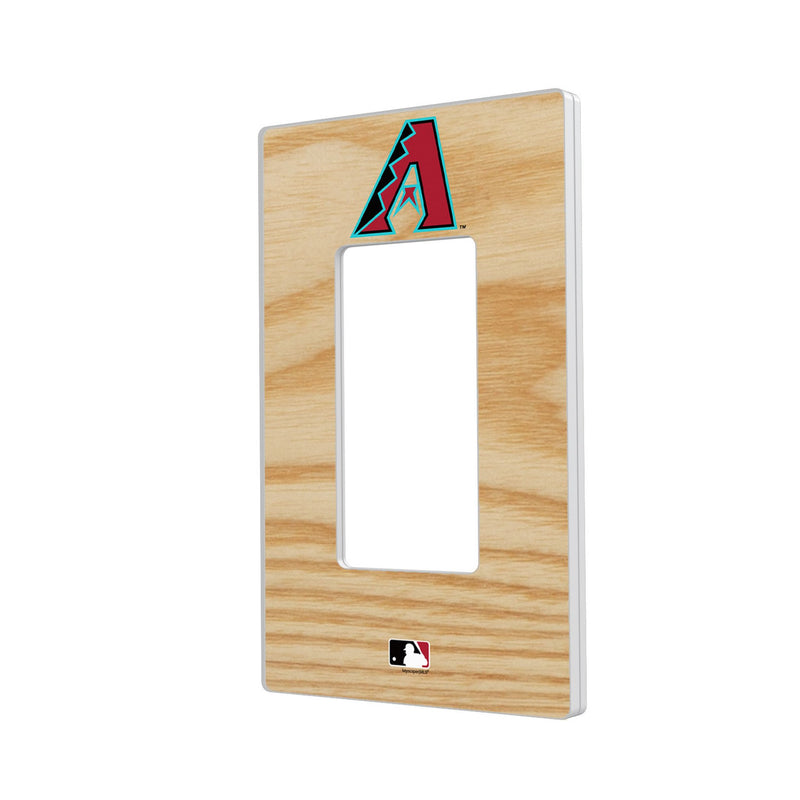 Arizona Diamondbacks Baseball Bat Hidden-Screw Light Switch Plate