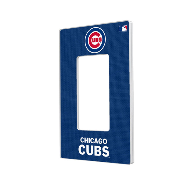 Chicago Cubs Solid Hidden-Screw Light Switch Plate