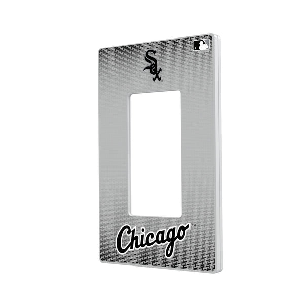 Chicago White Sox Linen Hidden-Screw Light Switch Plate