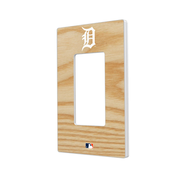 Detroit Tigers Baseball Bat Hidden-Screw Light Switch Plate