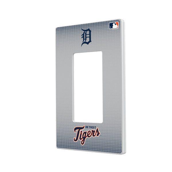 Detroit Tigers Linen Hidden-Screw Light Switch Plate