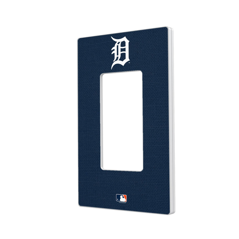 Detroit Tigers Solid Hidden-Screw Light Switch Plate